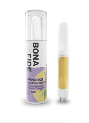 Buy Bonafide – Live Resin Cartridge - Purple Haze 1ML THC at BudExpressNOW Online Shop