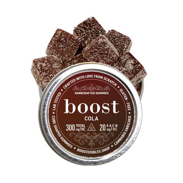 Buy Boost Edibles - THC Gummies - Cola - 300mg at BudExpressNow Online Shop