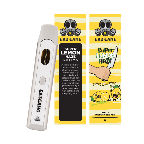 Buy Gas Gang - Super Lemon Haze Disposable Pen at BudExpressNOW Online Shop.