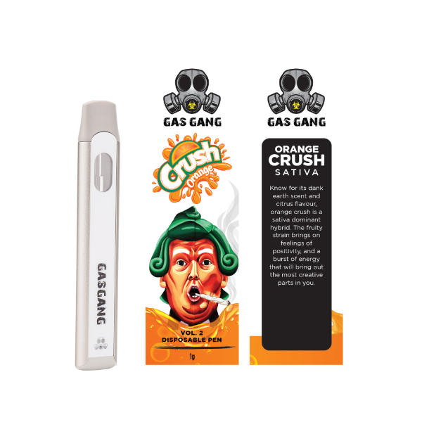 Buy Gas Gang - Orange Crush Disposable Pen at BudExpressNOW Online Shop.