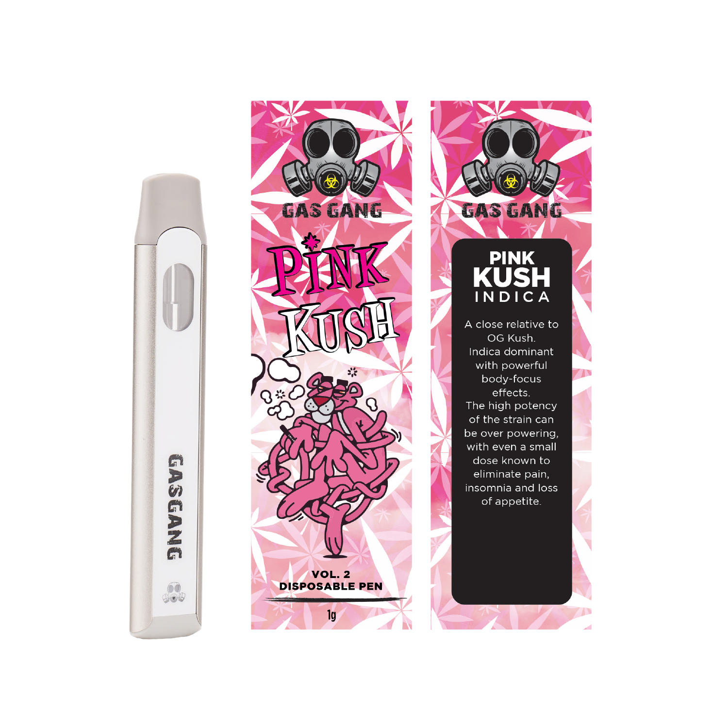 Buy Gas Gang - Pink Kush Disposable Pen at BudExpressNOW Online Shop.