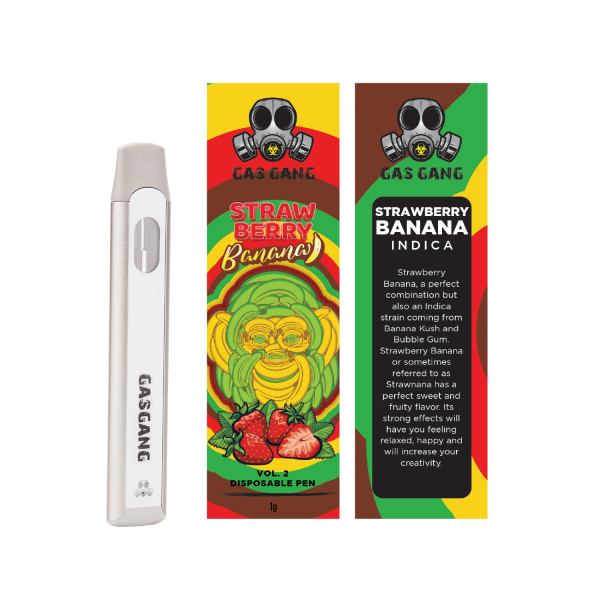 Buy Gas Gang - Strawberry Banana Disposable Pen at BudExpressNOW Online Shop.