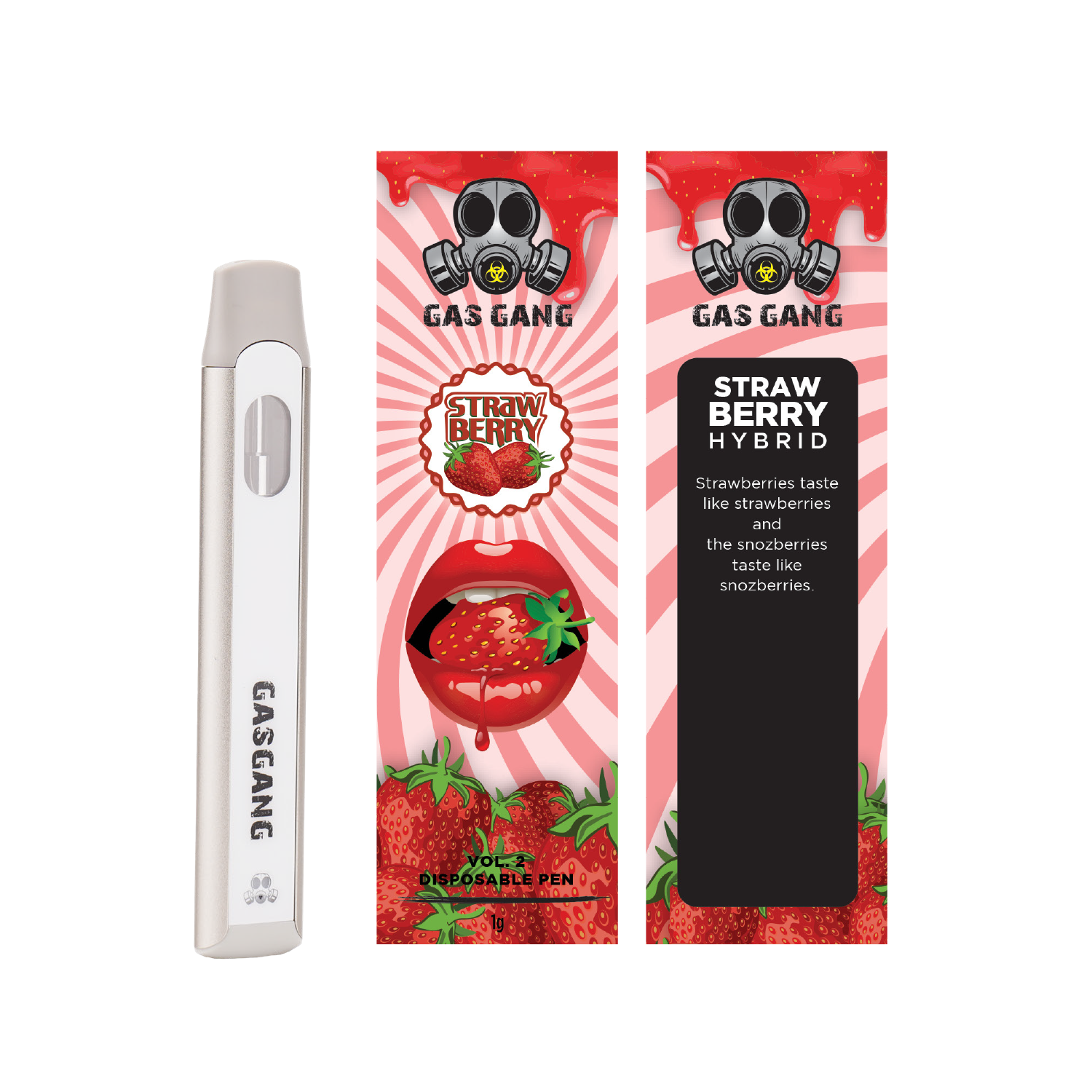 Buy Gas Gang - Strawberry Disposable Pen at BudExpressNOW Online Shop.