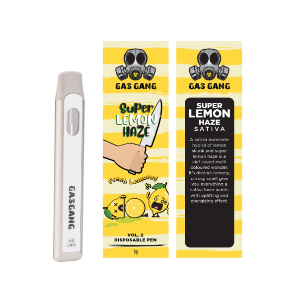 Buy Gas Gang - Super Lemon Haze Disposable Pen at BudExpressNOW Online Shop.