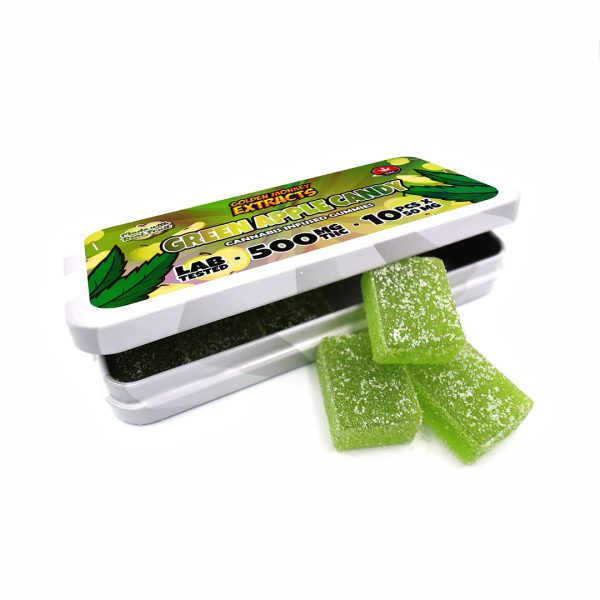 Buy Golden Monkey Extracts - Green Apple Candy 500mg THC at BudExpressNOW Online Shop