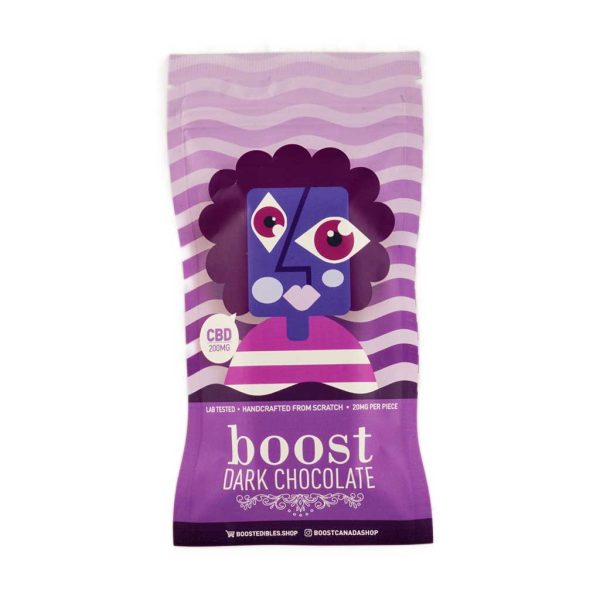Buy Boost Edibles - Dark Chocolate Bar 200MG CBD at BudExpressNow Online Shop