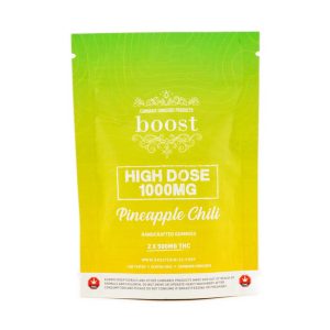 Buy Boost Edibles - High Dose Pineapple Chili 1000MG THC at BudExpressNow Online Shop