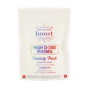 Buy Boost Edibles - High Dose Variety Pack 1500MG THC at BudExpressNow Online Shop