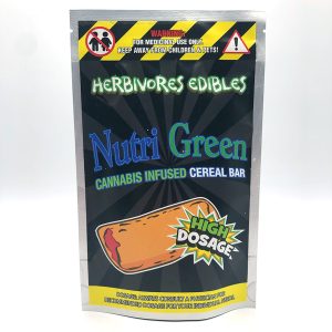 Buy Herbivores Edibles - Nutri Green Bar 500mg THC at BudExpressNOW Online Shop