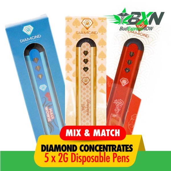 Buy Diamond Disposable Pens 2ML Mix & Match - 5 at Budexpressnow Online.
