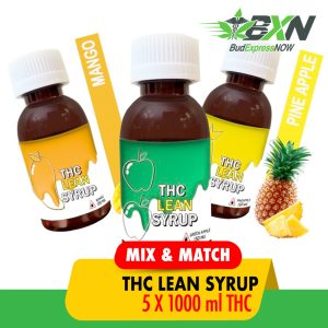 Buy THC Lean Syrup 1000ml Mix & Match - 5 at Budexpressnow Online.