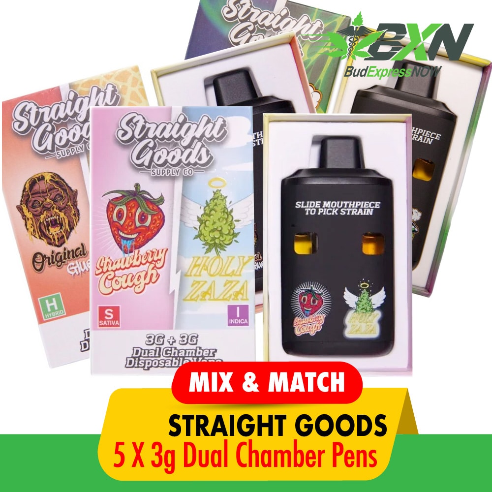 bxn-mnm-straight-goods-dual-3g-x-5 Buy Straight Good Dual Chamber Pen 3G + 3G Mix & Match - 5 at Budexpressnow Online.