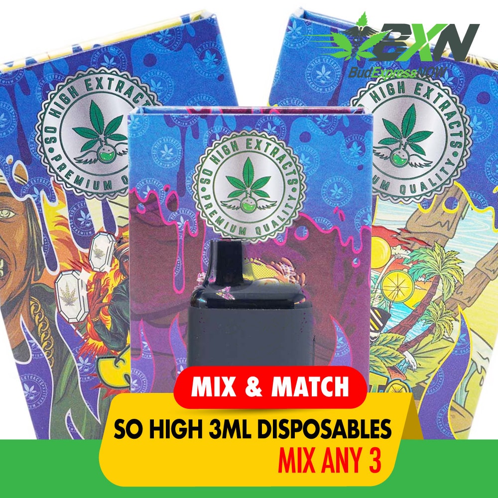 Buy So High Extracts Disposable Pens 3ML - Mix N Match 3 at BudExpressNOW Online Shop