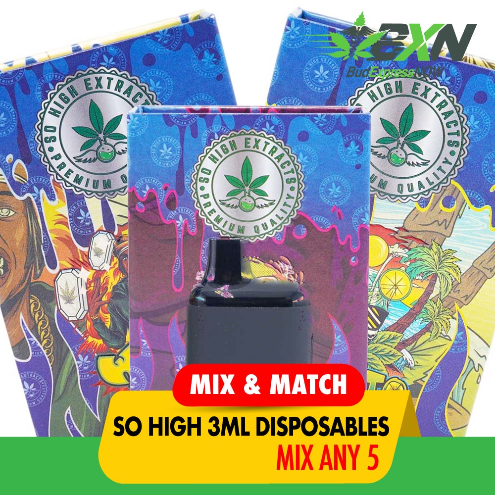 Buy So High Extracts Disposable Pens 3ML - Mix N Match 5 at BudExpressNOW Online Shop