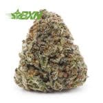 A close up of Afghani Kush with white background