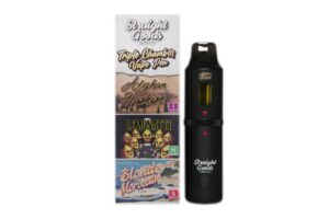 Straight Goods - Triple Chamber Vape - Afghan Hashish + Lemonatti + Blonde Moroccan (3 Grams + 3 Grams + 3 Gram)