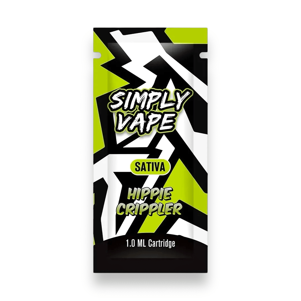 Buy Simply Vapes – THC Cartridge Hippie Crippler 1ML (Sativa) at Budexpressnow Online Shop