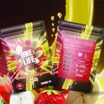 Buy One Life Edibles - Strawberry Banana Gummy - 300mg THC (Sativa) at Budexpressnow Online Shop