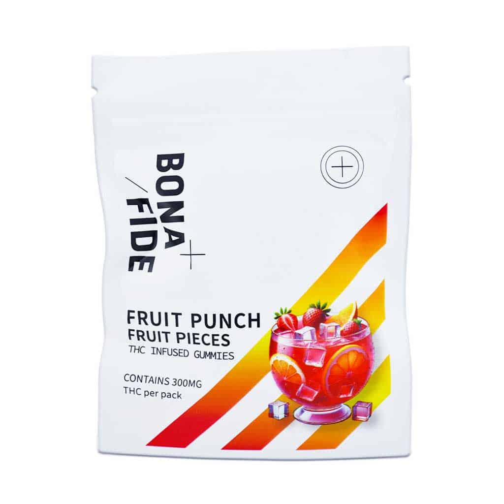 Buy Bonafide – Fruit Punch Fruit Pieces 300mg THC Online Shop