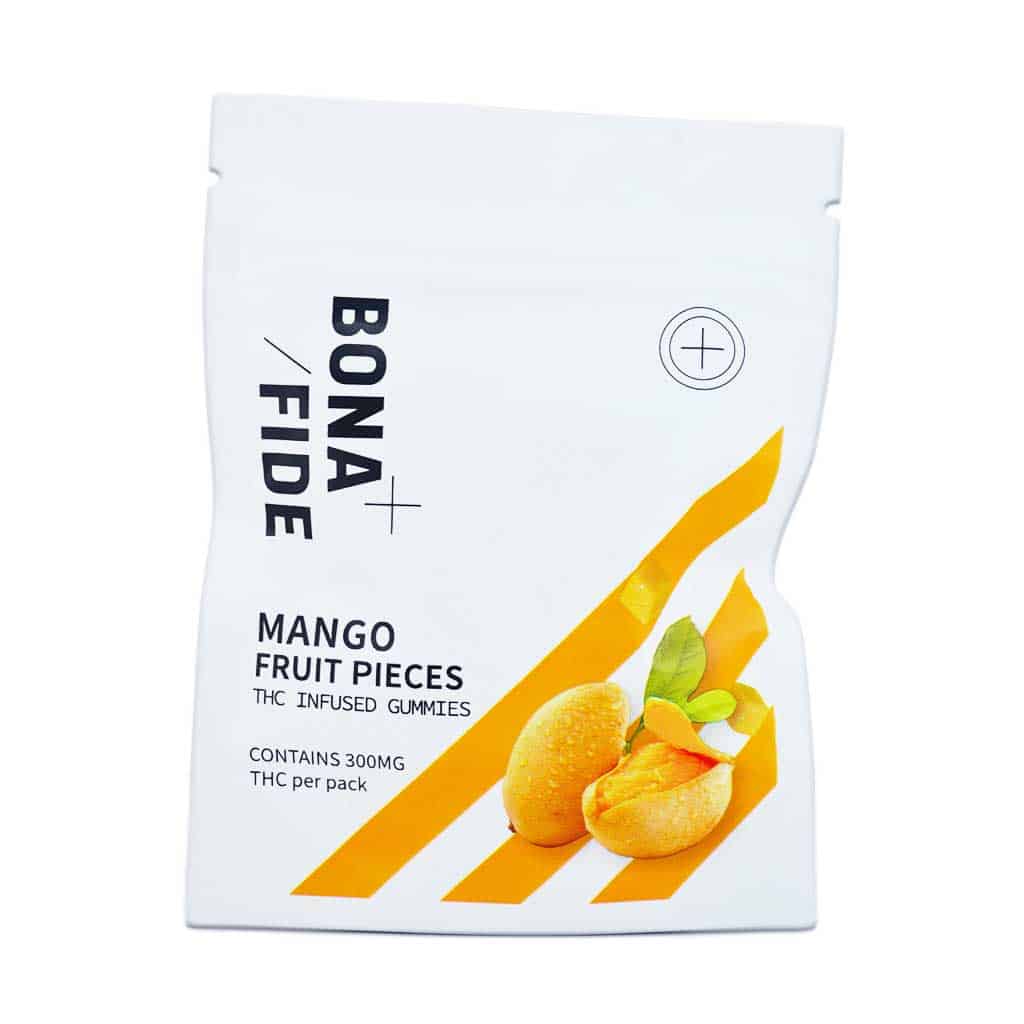 W169A1-MANGO-BONAFIDEEDIBLES(1) Buy Bonafide – Mango Fruit Pieces 300mg THC Online Shop