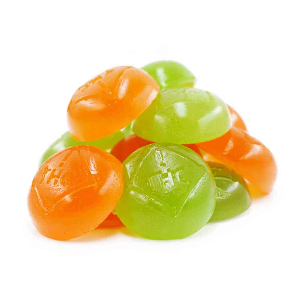 W495A1-SKYHIGH3000MG-KEYLIMEFRUTTITUTTI Sky High Edibles - Key Lime + Tutti Frutti Gummy 3000mg THC