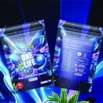 Buy One Life Edibles - Blue Raspberry Gummy - 300mg THC (Indica) at Budexpressnow Online Shop