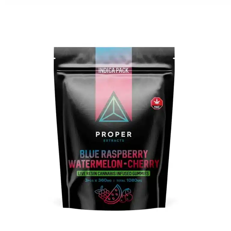 Proper-Extracts-Indica-Pack-Gummies-768x768 Buy Proper Extracts Edibles - Triangles 1080mg Live Resin Gummies - Indica Pack at Budexpressnow Online Shop