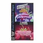 Buy Straight Goods - Dual Chamber Vape - Blueberry Sour Raspberry Ice + Strawberry Raspberry Cherry (3 Grams + 3 Grams) at Budexpressnow Online Shop