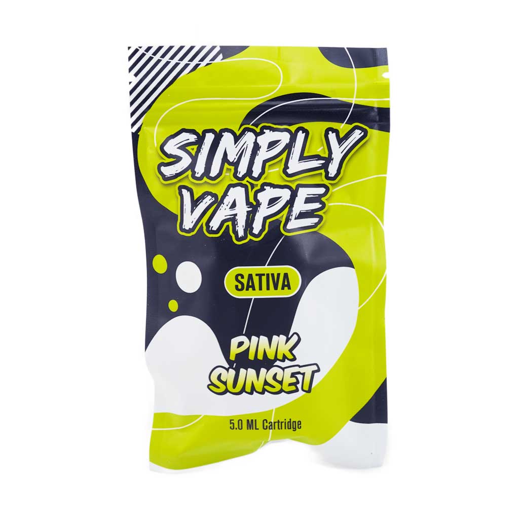 Buy Simply Vapes – THC Disposable Pen – Pink Sunset – 5ML at Budexpressnow Online Shop