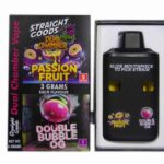 Buy Straight Goods - Dual Chamber Vape - Passion Fruit + Double Bubble OG (3 Grams + 3 Grams) at BudExpressNow Online Shop