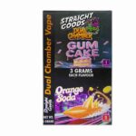 Buy Straight Goods - Dual Chamber Vape - Gum Cake + Orange Soda (3 Grams + 3 Grams) at BudExpressNow Online Shop
