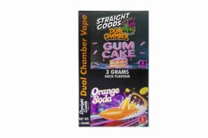 Buy Straight Goods - Dual Chamber Vape - Gum Cake + Orange Soda (3 Grams + 3 Grams) at BudExpressNow Online Shop