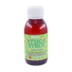 Buy Sky High Syrup - Green Apple 1000mg THC at BudExpressNow Online Shop