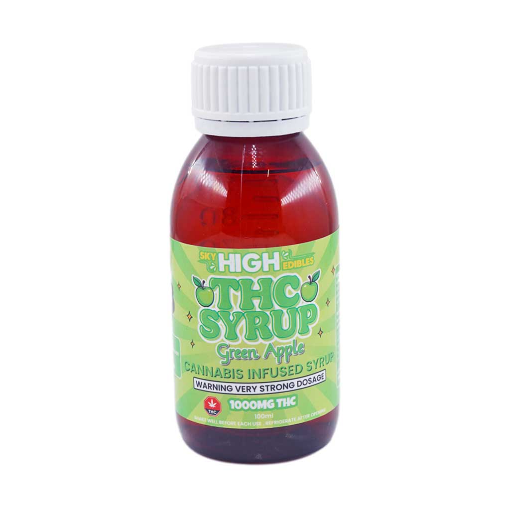 ZA SKYHIGHTHCSYRUP MG GREENAPPLE Buy Sky High Syrup - Green Apple 1000mg THC at BudExpressNow Online Shop