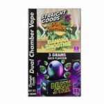Buy Straight Goods - Dual Chamber Vape - Banana Smoothie + Death Star (3 Grams + 3 Grams) at BudExpressNow Online Shop