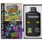 Buy Straight Goods - Dual Chamber Vape - Banana Smoothie + Death Star (3 Grams + 3 Grams) at BudExpressNow Online Shop