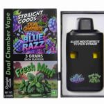 Buy Straight Goods - Dual Chamber Vape - Blue Raz + Fresh Mint (3 Grams + 3 Grams) at BudExpressNow Online Shop