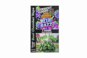 Buy Straight Goods - Dual Chamber Vape - Blue Raz + Fresh Mint (3 Grams + 3 Grams) at BudExpressNow Online Shop