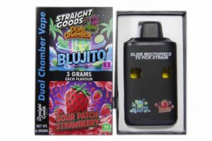 Buy Straight Goods - Dual Chamber Vape - Blujito + Sour Patch Strawberry (3 Grams + 3 Grams) at BudExpressNow Online Shop
