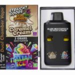 Buy Straight Goods - Dual Chamber Vape - Caramel Cream + Italian Ice (3 Grams + 3 Grams) at BudExpressNow Online Shop
