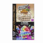 Buy Straight Goods - Dual Chamber Vape - Caramel Cream + Italian Ice (3 Grams + 3 Grams) at BudExpressNow Online Shop
