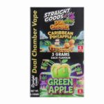 Buy Straight Goods - Dual Chamber Vape - Caribbean Pineapple + Green Apple (3 Grams + 3 Grams) at BudExpressNow Online Shop