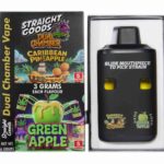 Buy Straight Goods - Dual Chamber Vape - Caribbean Pineapple + Green Apple (3 Grams + 3 Grams) at BudExpressNow Online Shop