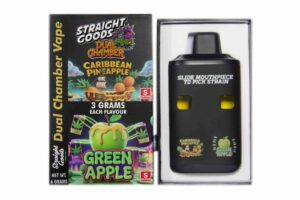 Buy Straight Goods - Dual Chamber Vape - Caribbean Pineapple + Green Apple (3 Grams + 3 Grams) at BudExpressNow Online Shop