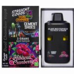 Buy Straight Goods - Dual Chamber Vape - Cement Shoes + Hibiscus Cranberry (3 Grams + 3 Grams) at BudExpressNow Online Shop