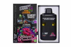 Buy Straight Goods - Dual Chamber Vape - Cement Shoes + Hibiscus Cranberry (3 Grams + 3 Grams) at BudExpressNow Online Shop
