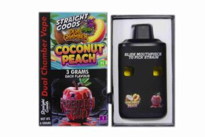 Buy Straight Goods - Dual Chamber Vape - Coconut Peach + Forbidden Fruit (3 Grams + 3 Grams) at BudExpressNow Online Shop