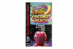 Buy Straight Goods - Dual Chamber Vape - Coconut Peach + Forbidden Fruit (3 Grams + 3 Grams) at BudExpressNow Online Shop