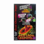 Buy Straight Goods - Dual Chamber Vape - Dragon Fruit + Red Lady Papaya (3 Grams + 3 Grams) at BudExpressNow Online Shop