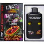 Buy Straight Goods - Dual Chamber Vape - Dragon Fruit + Red Lady Papaya (3 Grams + 3 Grams) at BudExpressNow Online Shop